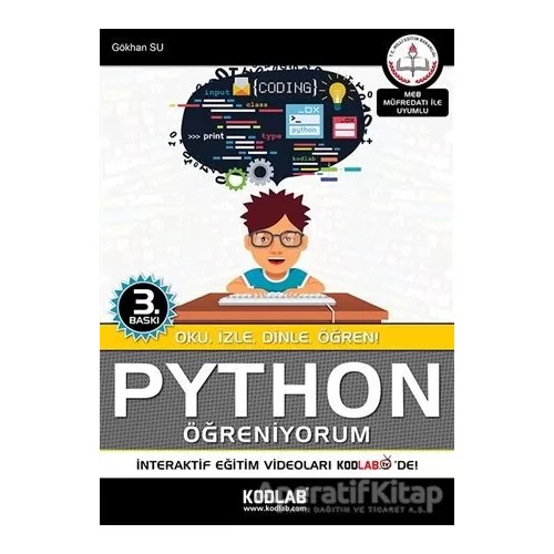Python Öğreniyorum - Gökhan Su - Kodlab Yayın Dağıtım