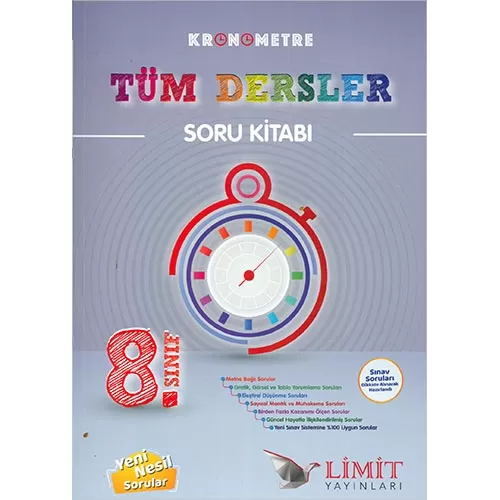 Photo of Limit 8.Sınıf Kronometre Tüm Dersler Soru Kitabı Pdf indir