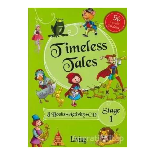 Stage 1-Timeless Tales 10 Kitap Set Living English Dictionary