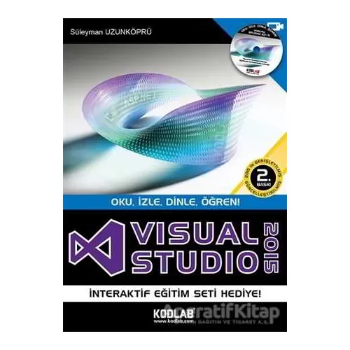 Photo of Visual Studio 2015 Oku, İzle, Dinle, Öğren! Süleyman Uzunköprü Kodlab Yayın Dağıtım Pdf indir