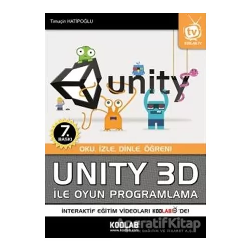 Photo of Unity 3D İle Oyun Programlama Timuçin Hatipoğlu Kodlab Yayın Dağıtım Pdf indir