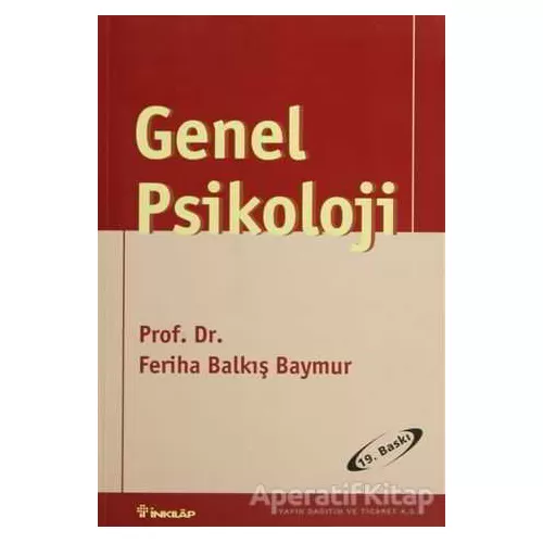 Photo of Genel Psikoloji Feriha Balkış Baymur Pdf indir
