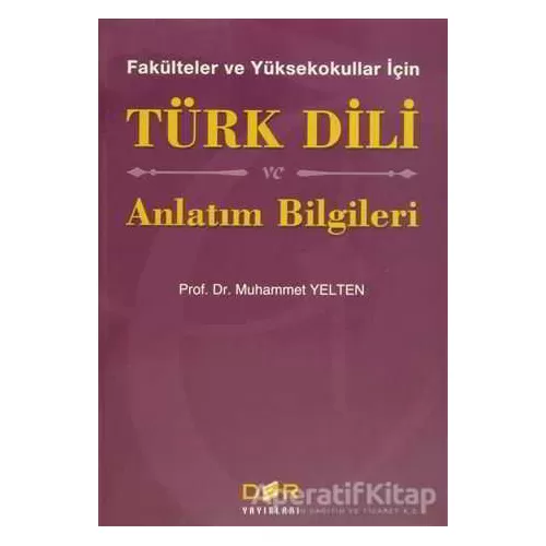 Photo of Türk Dili ve Anlatım Bilgileri Muhammet Yelten Der Yayınları Pdf indir