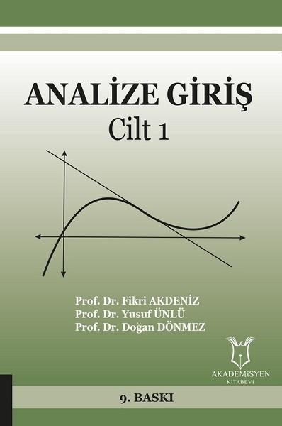 Photo of Analize Giriş Cilt 1 – Kolektif PDF indir