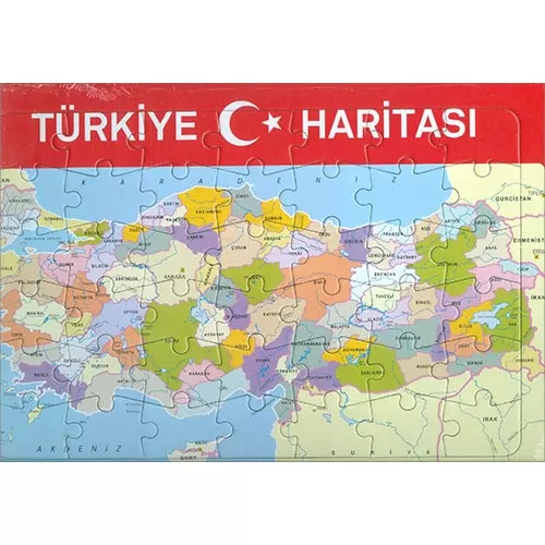 Yapboz Türkiye Haritası - Minik Damla
