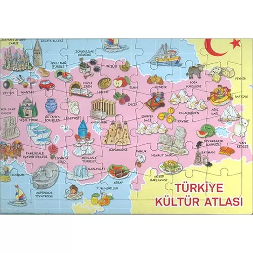 Yapboz Türkiye Kültür Atlası - Minik Damla
