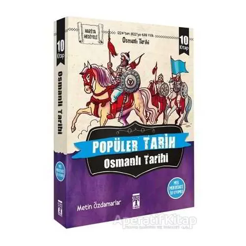Popüler Tarih - Osmanlı Tarihi (10 Kitap Takım) - Metin Özdamarlar - Genç Timaş