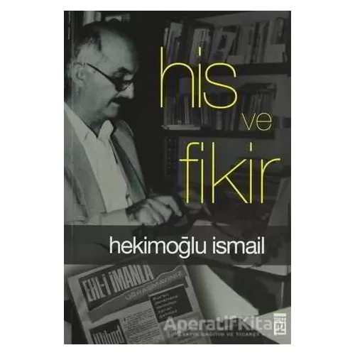 Photo of His ve Fikir Hekimoğlu İsmail Pdf indir