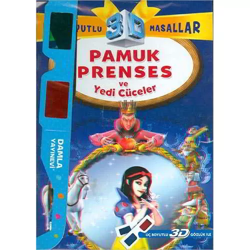Photo of Pamuk Prenses ve Yedi Cüceler + 3D Gözlük Damla Yayınevi Pdf indir