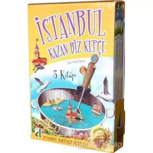 İstanbul Kazan Biz Kepçe (5 Kitap Takım) - Tahir Galip Seratlı - Damla Yayınevi