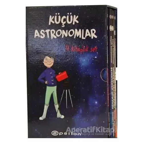 Küçük Astronomlar Serisi (4 Kitaplık Set) - Nurdan Bağrıaçık - Epsilon Yayınevi