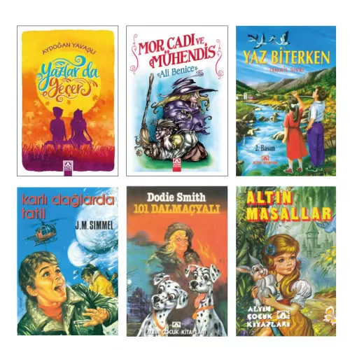 Çocuk Klasikleri Set 6 Kitap - Altın Kitaplar