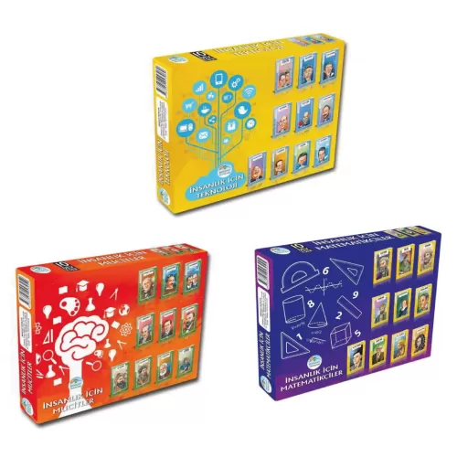 Çocuklar İçin Mucitler + Matematikçiler + Teknoloji Seti 30 Kitap Maviçatı Yayınları
