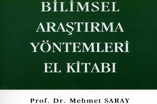 Photo of Bilimsel Araştırma Yöntemleri, Mehmet Saray, e-kitap, pdf