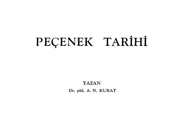 Photo of Peçenek Tarihi – Akdes Nimet Kurat, Pdf indir