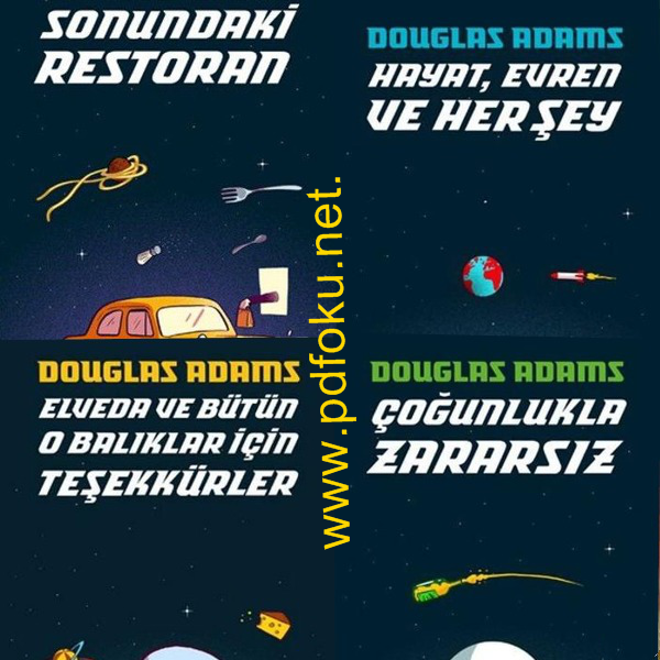 Otostopçunun Galaksi Rehberi 1-2-3-4 ve 5. Kitap – Douglas Adams
