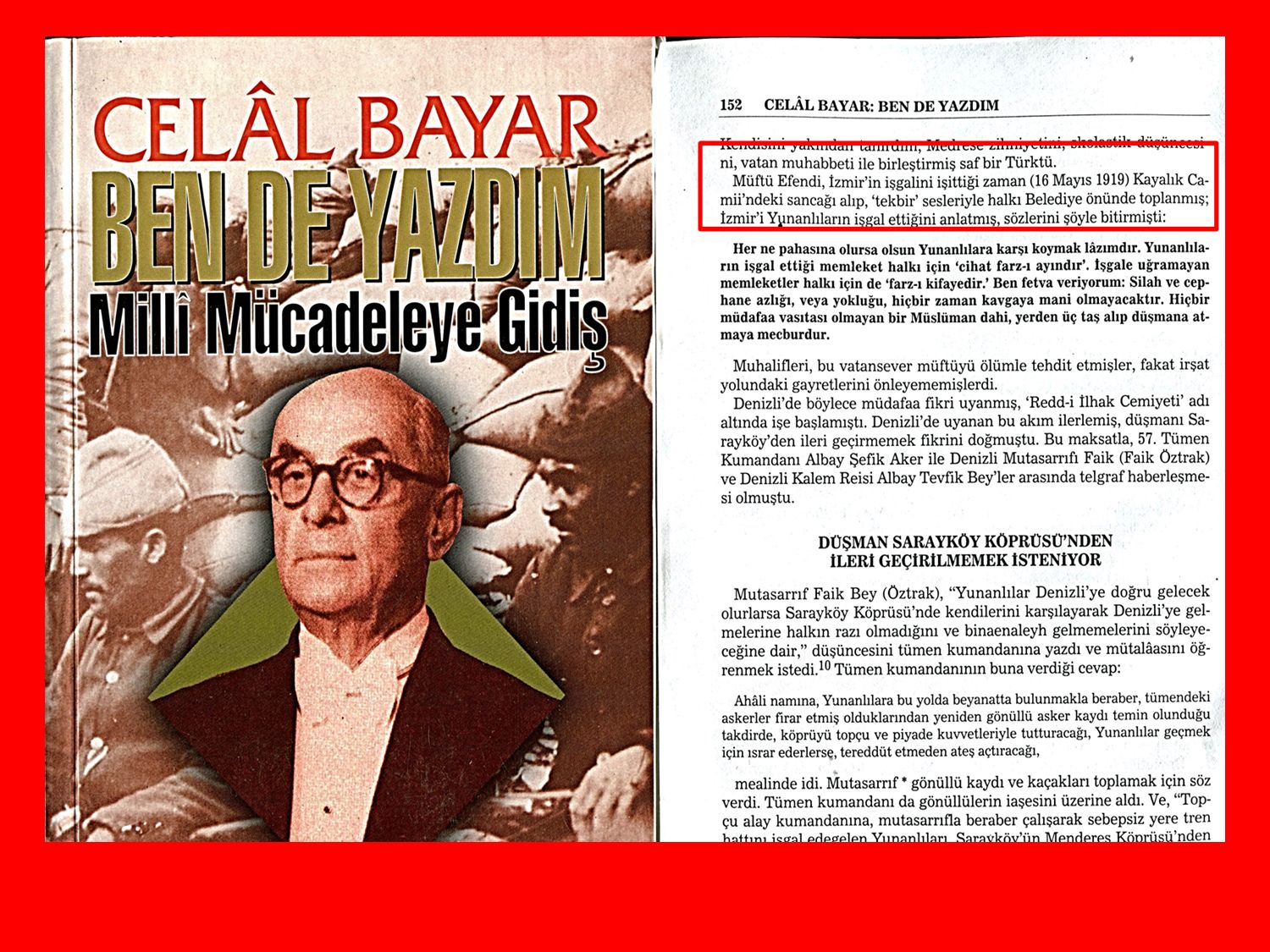 Photo of Bende Yazdım (Milli Mücadeleye Gidiş 3.Cilt) – Celal Bayar PDF indir