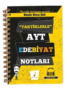 Photo of Rüştü Hoca’dan Taktiklerle AYT Edebiyat Notları Pdf indir