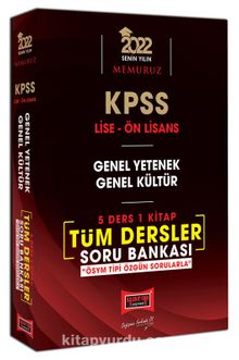 Photo of 2022 KPSS Lise Ön Lisans GY GK 5 Ders 1 Kitap Tüm Dersler Soru Bankası Pdf indir