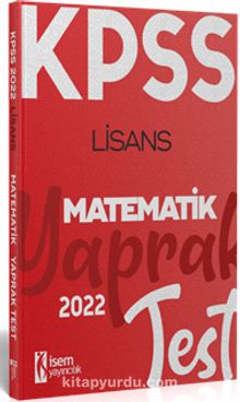 Photo of 2022 KPSS Lisans Genel Kültür Matematik Yaprak Test Pdf indir