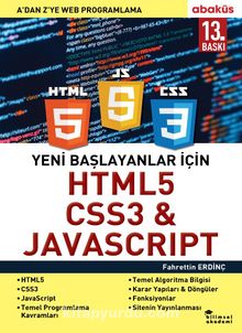 Photo of Yeni Başlayanlar İçin HTML5, CSS3 JAVASCRIPT  A ‘dan Z’ye Web Programlama Pdf indir