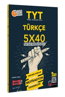 2021 TYT Türkçe 5x40 Motivasyon Deneme Sınavı