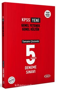 KPSS Genel Yetenek Genel Kültür  Tamamı Çözümlü 5 Deneme Sınavı