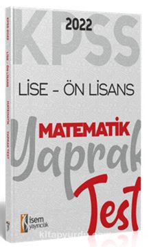 Photo of 2022 KPSS Ortaöğretim Ön Lisans Genel Kültür Matematik Yaprak Test Pdf indir