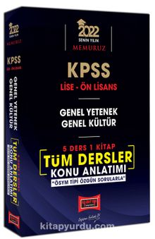 Photo of 2022 KPSS Lise Ön Lisans GY GK 5 Ders 1 Kitap Tüm Dersler Konu Anlatımı Pdf indir