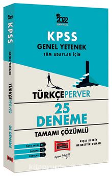 2022 KPSS Genel Yetenek TürkçePerver Tamamı Çözümlü 25 Deneme