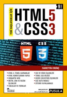 Photo of Yeni Başlayanlar İçin HTML5 – CSS3 Pdf indir