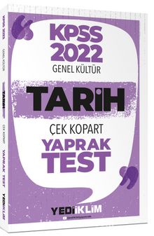 Photo of 2022 KPSS Lisans Genel Kültür Tarih Çek Kopart Yaprak Test Pdf indir