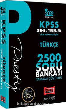 Photo of 2022 KPSS Genel Yetenek Türkçe Prestij Seri Tamamı Çözümlü 2500 Soru Bankası Pdf indir