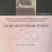 Photo of Ali Bey Hüseyinzade (Turan)  İttihat ve Terakki Cemiyeti Kurucularından Türkçülük Fikrinin Ünlü Mütefekkiri Pdf indir