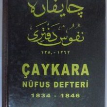 Photo of Çaykara Nüfus Defteri 1834-1846  Kod: 12-E-2 Pdf indir