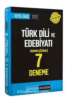 2022 KPSS ÖABT Türkdili ve Edebiyatı 7 Deneme