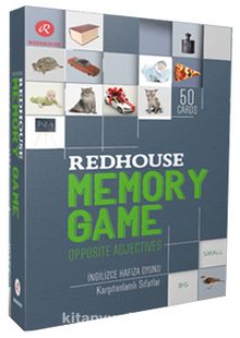Redhouse Memory Game - Opposite Adjectives & Hafıza Oyunu - Karşıtanlamlı Sıfatlar
