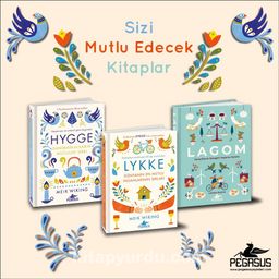 Hygge + Lykke + Lagom Takım Set (3 Kitap Ciltli) (Meik Wiking-Linnea Dunne)