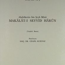 Photo of Makalat-ı Seyyid Harun Pdf indir