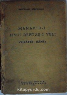 Manakıb-ı Hacı Bektaş-ı Veli / Vilayet-Name