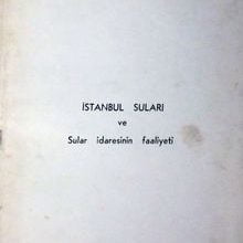 Photo of İstanbul Suları ve Sular İdaresinin Faaliyeti (2-A-42) Pdf indir