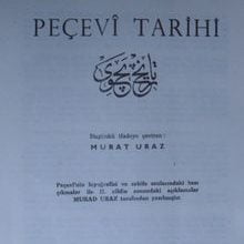 Photo of Peçevi Tarihi  1-2 (Kod: 5-H-2) Pdf indir