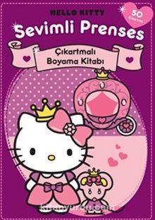 Hello Kitty Sevimli Prenses Çıkartmalı Boyama Kitabı
