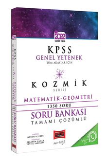 2022 KPSS Tüm Adaylar İçin Genel Yetenek Kozmik Serisi Tamamı Çözümlü Matematik Geometri Soru Bankası