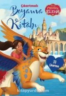 Disney Prenses Elena Çıkartmalı Boyama Kitabı