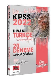 2022 KPSS Lise Ön Lisans Divanı Türkçe Tamamı Çözümlü 20 Deneme