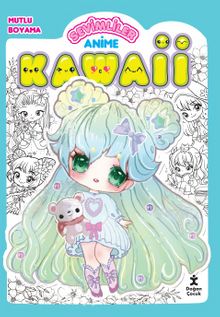 Kawaii Anime Mutlu Boyama 2 / Yeşil