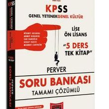 Photo of 2022 KPSS GY GK Lise Ön Lisans 5 Ders Tek Kitap Perver Tamamı Çözümlü Soru Bankası Pdf indir