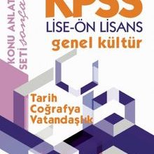 Photo of KPSS Lise-Ön Lisans Genel Kültür Konu Anlatımı / Tarih – Coğrafya – Vatandaşlık Pdf indir