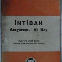 Photo of İntibah / Sergüzeşt-i Ali Bey Kod: 7-B-10 Pdf indir